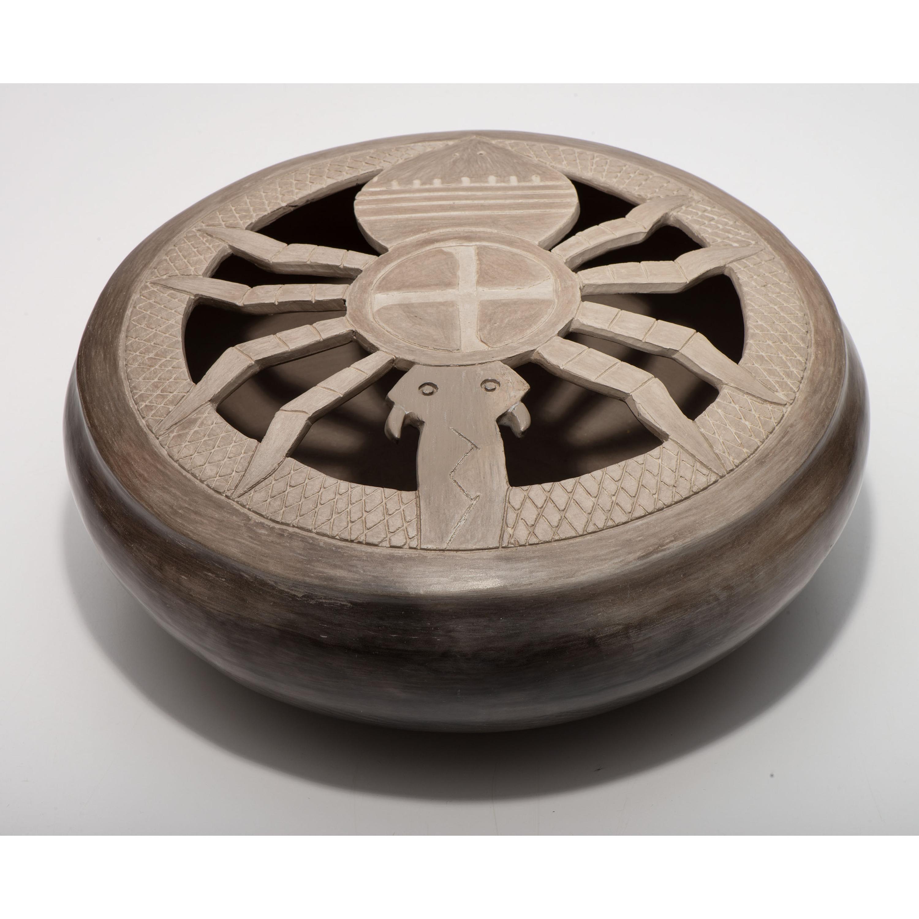 Pottery Bowl, with Spider