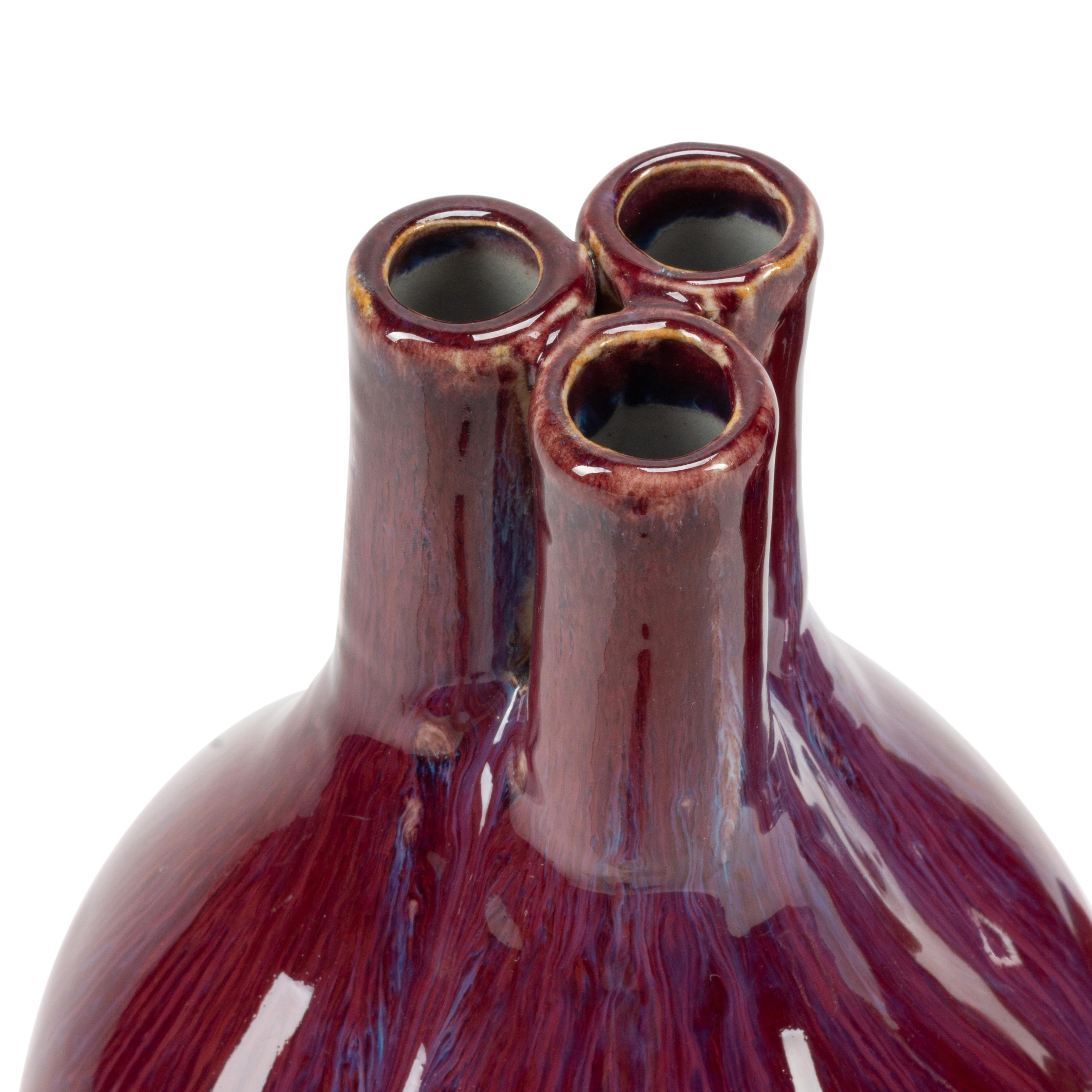 A Pair of Chinese Sang de Boeuf Vases