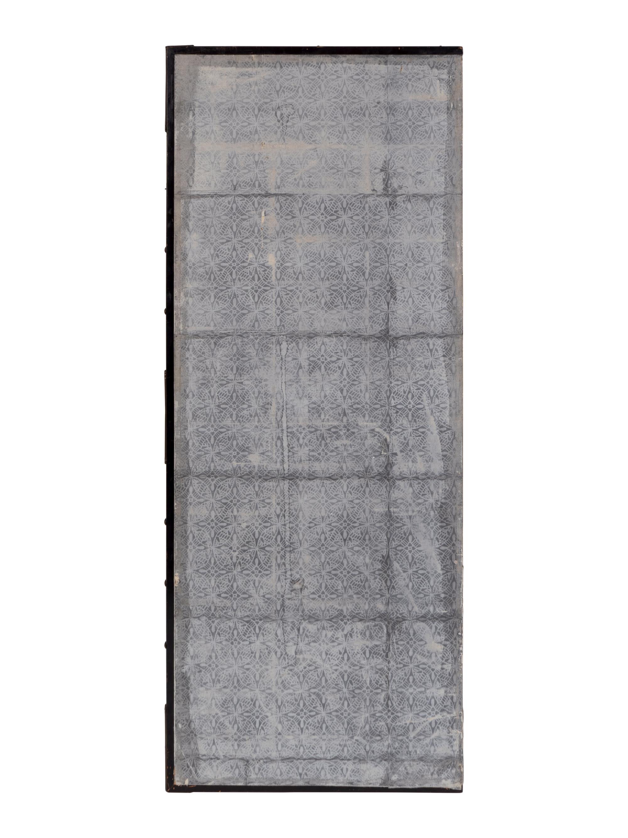 A Japanese Six-Fold Paper Screen — 19TH CENTURY