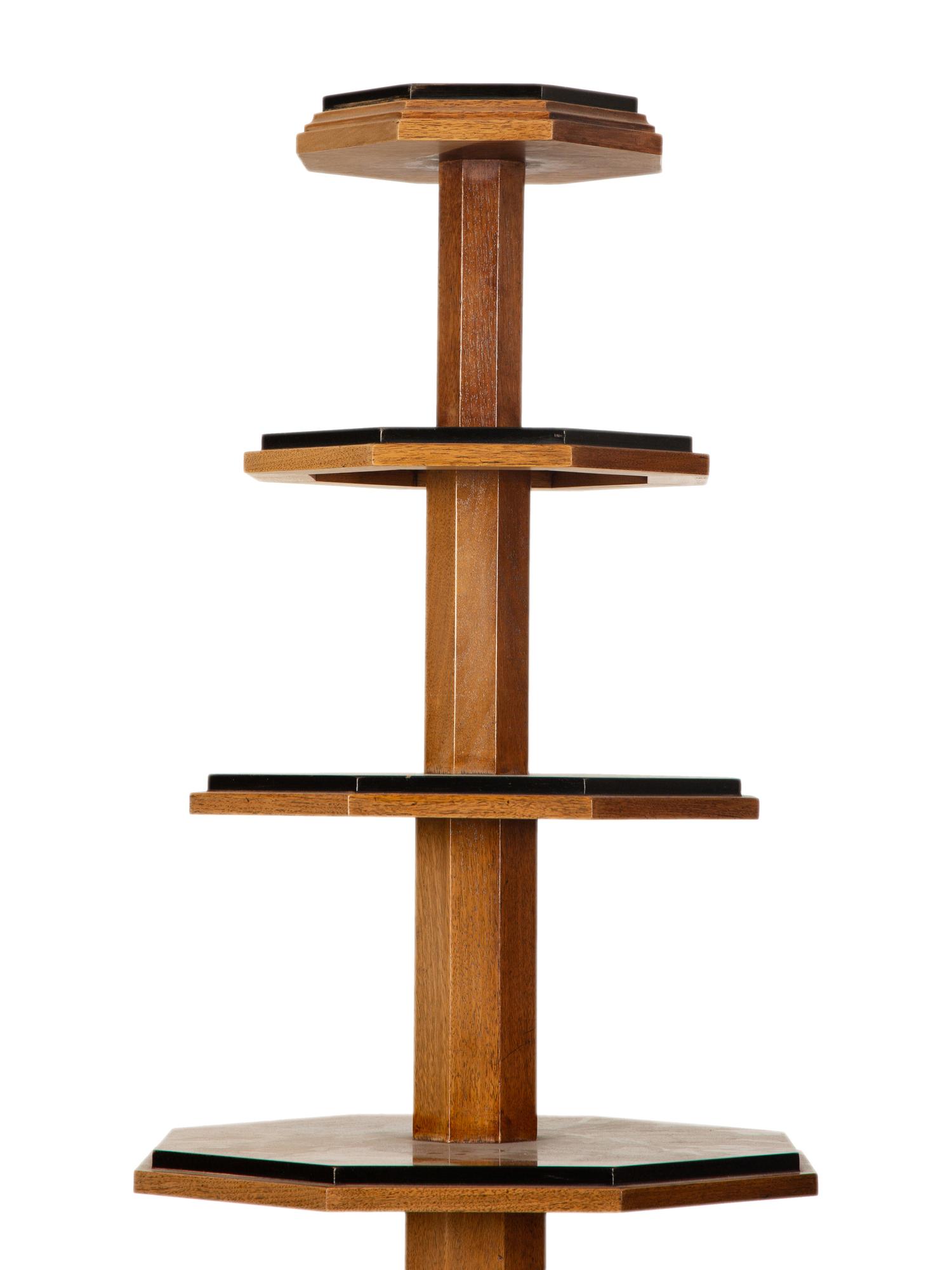 A George III Style Mahogany Whatnot