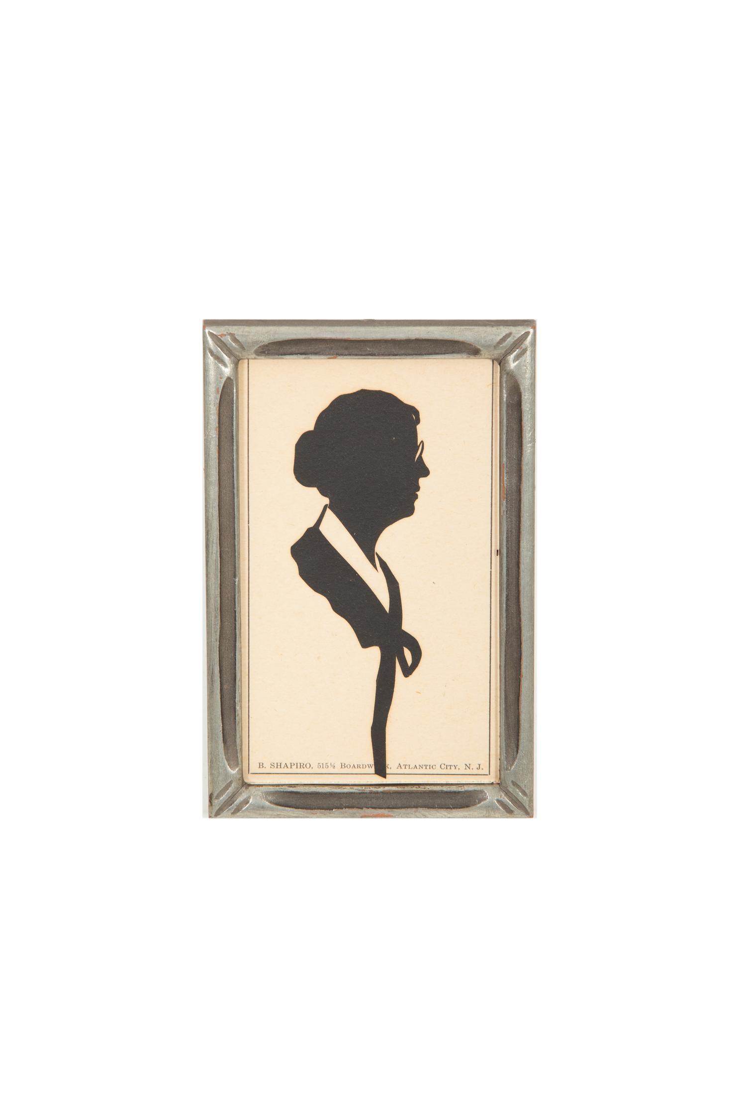 An Assemblage of Framed Paper Silhouettes Featuring 3 Beatrix Sherman Works