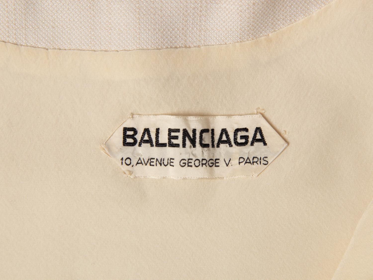 Balenciaga, Wool Shift Dress, Spring 1967