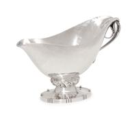 A Johan Rohde for Georg Jensen Silver Sauce Boat