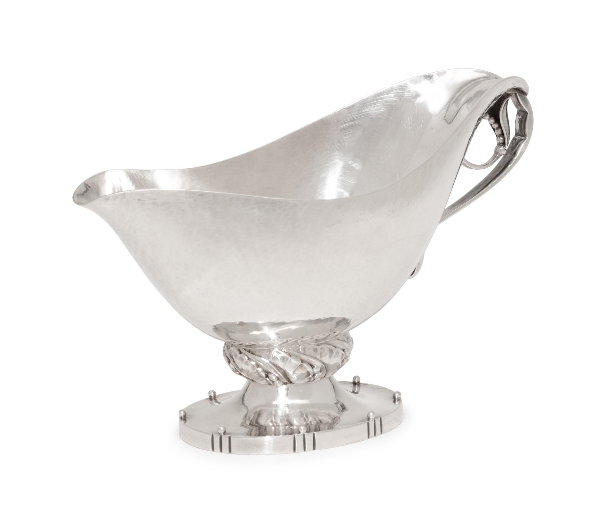 A Johan Rohde for Georg Jensen Silver Sauce Boat
