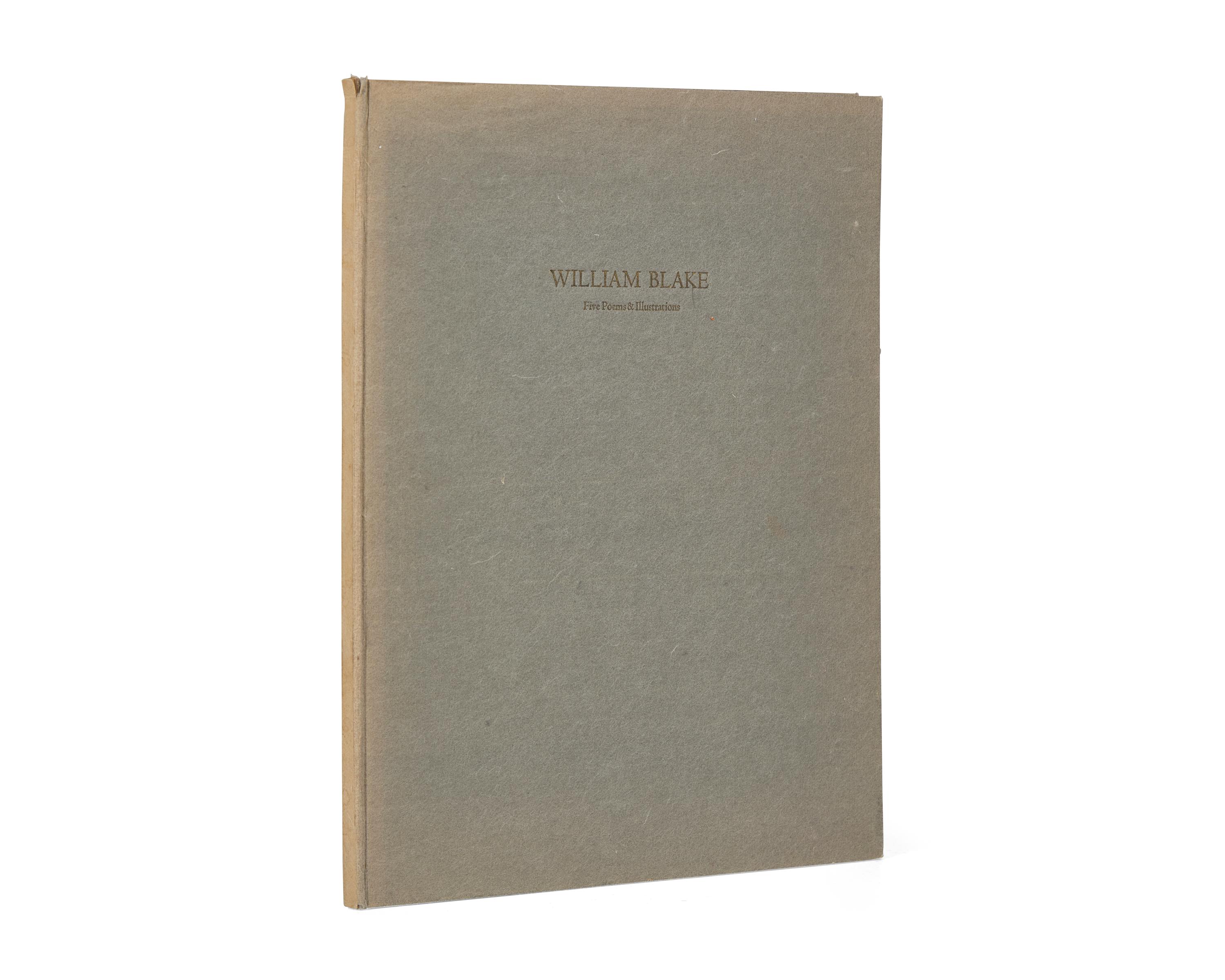 [Moser, Barry] [Blake, William] Miller, Jane. Five Poems & Illustrations