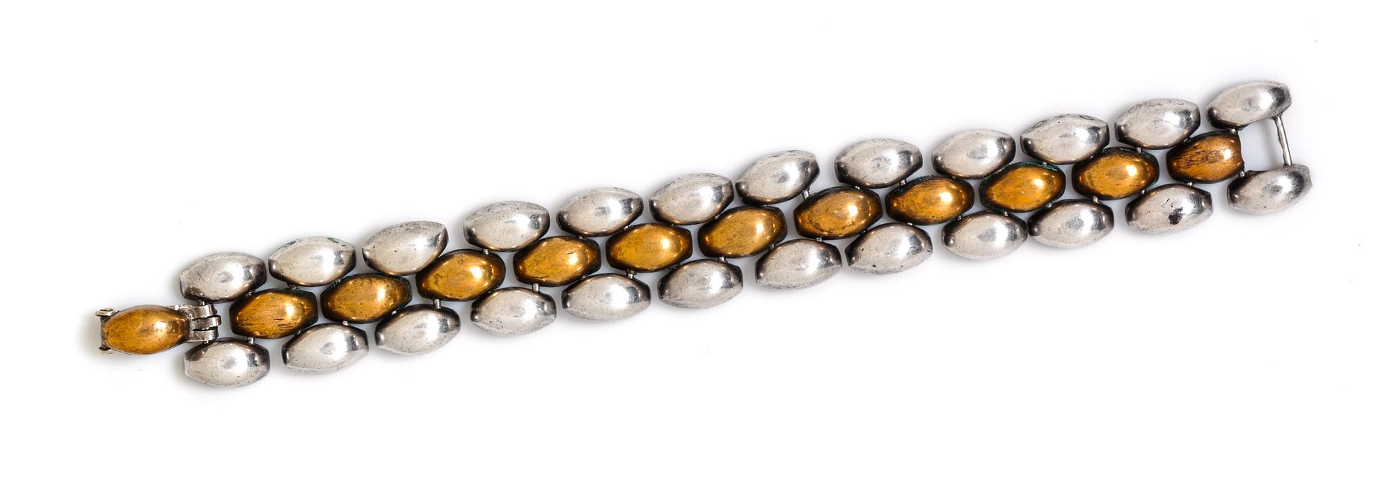 A Silver and Copper Bracelet, Spratling, Circa 1940-1946, 52.00 dwts.
