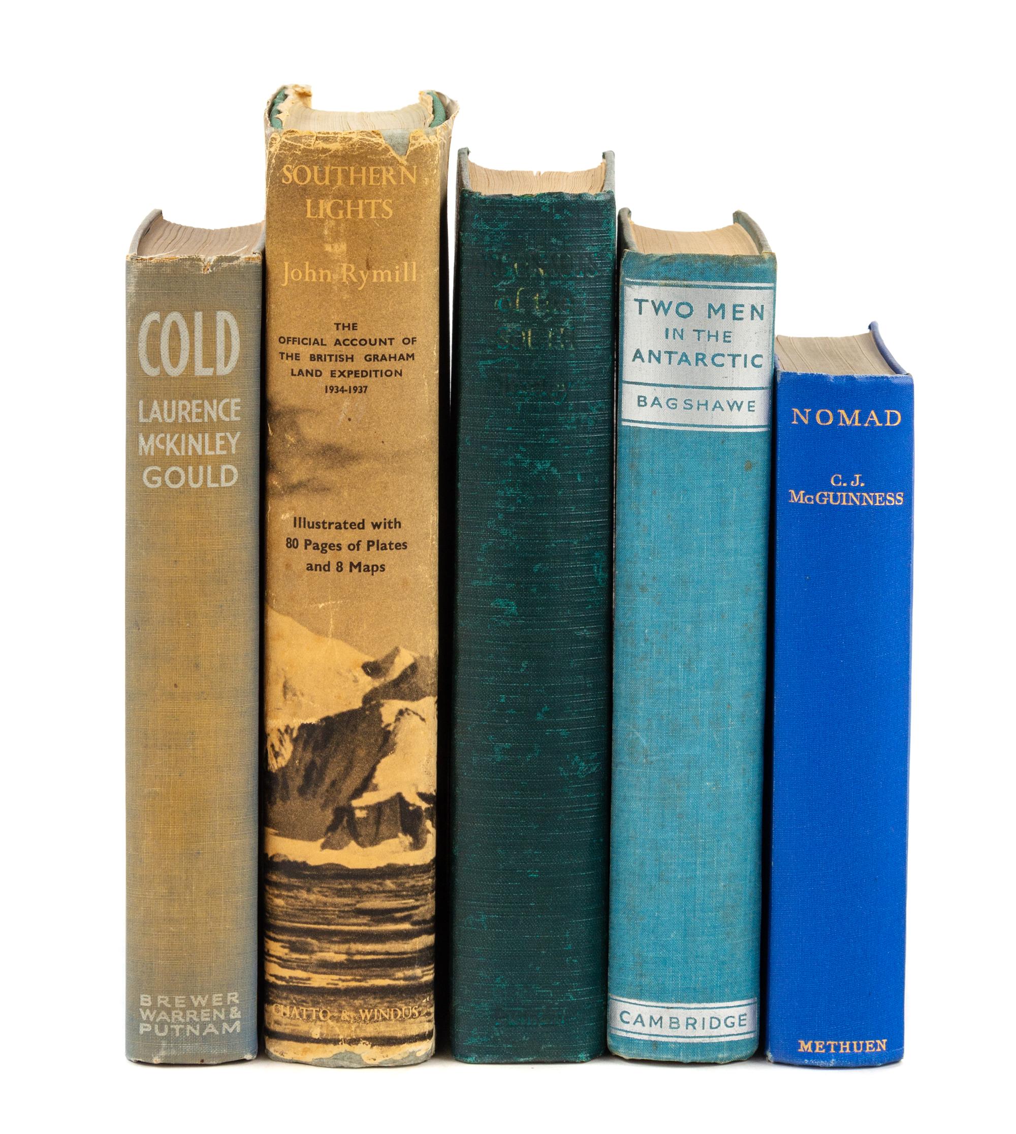 [ANTARCTIC EXPLORATION]. A group of 5 works, comprising: