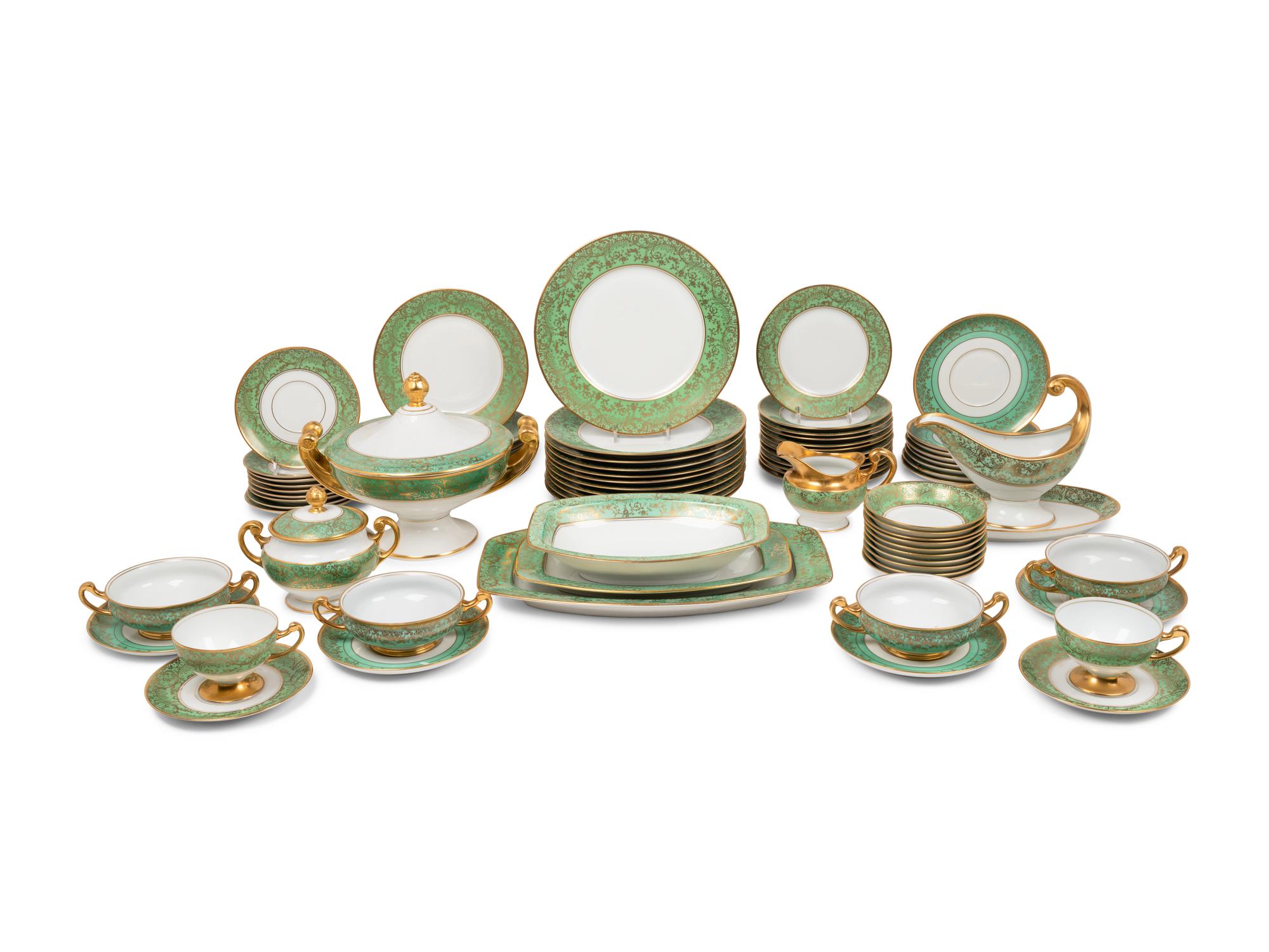 A Hutschenreuther Porcelain Dinner Service