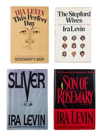 LEVIN, Ira (1929-2007). A group of 4 FIRST EDITIONS of Levin’s works, comprising: