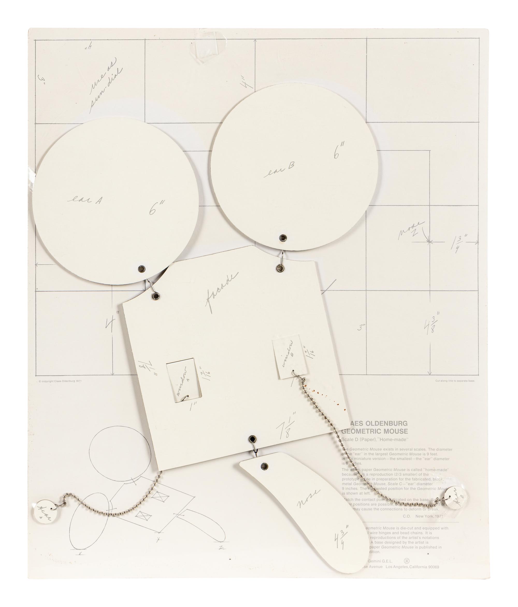 Geometric Mouse Scale D , 1971