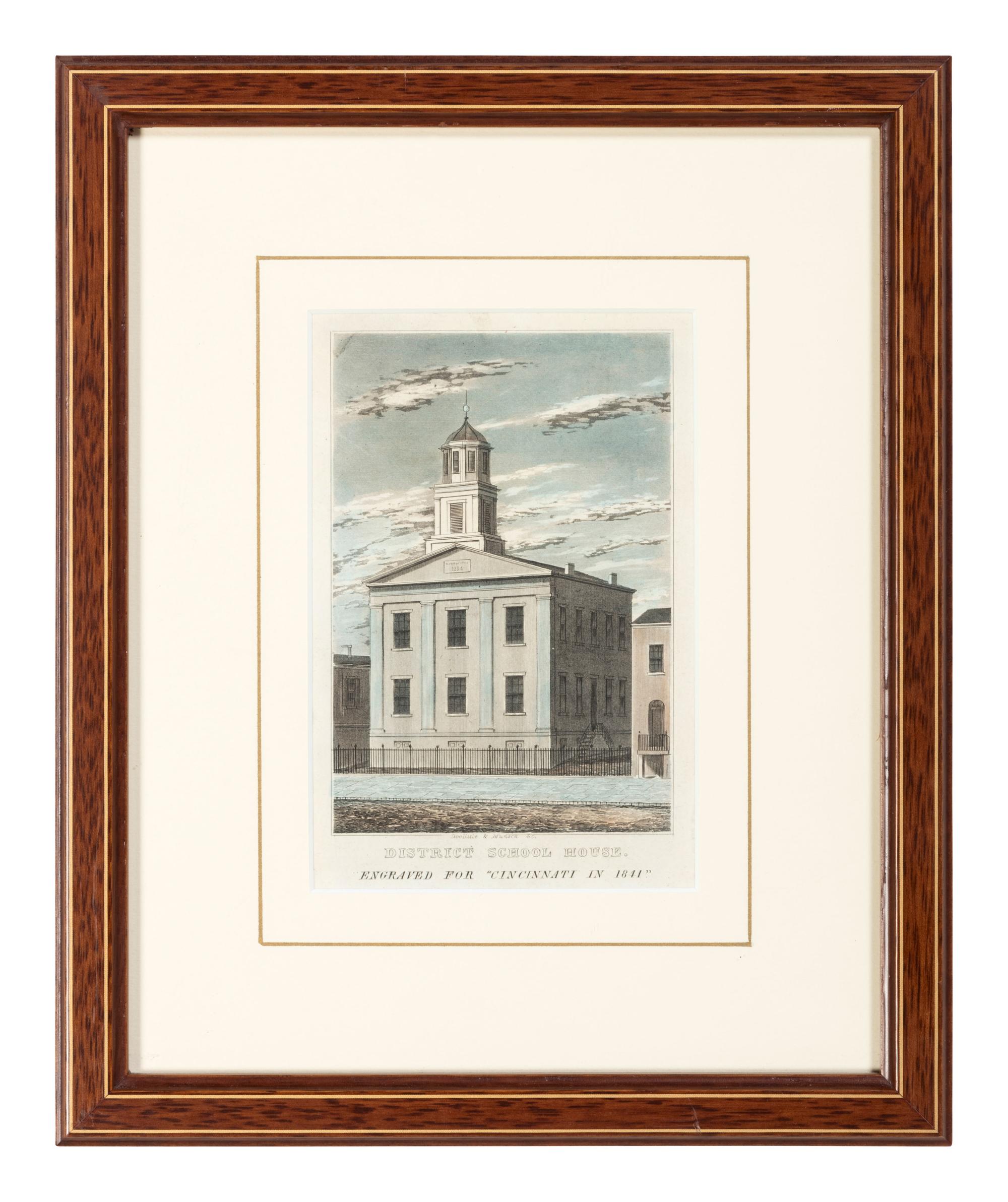 Six Cincinnati Engravings by Doolittle & Munson