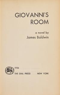 [African-Americana] Baldwin, James. Giovanni's Room