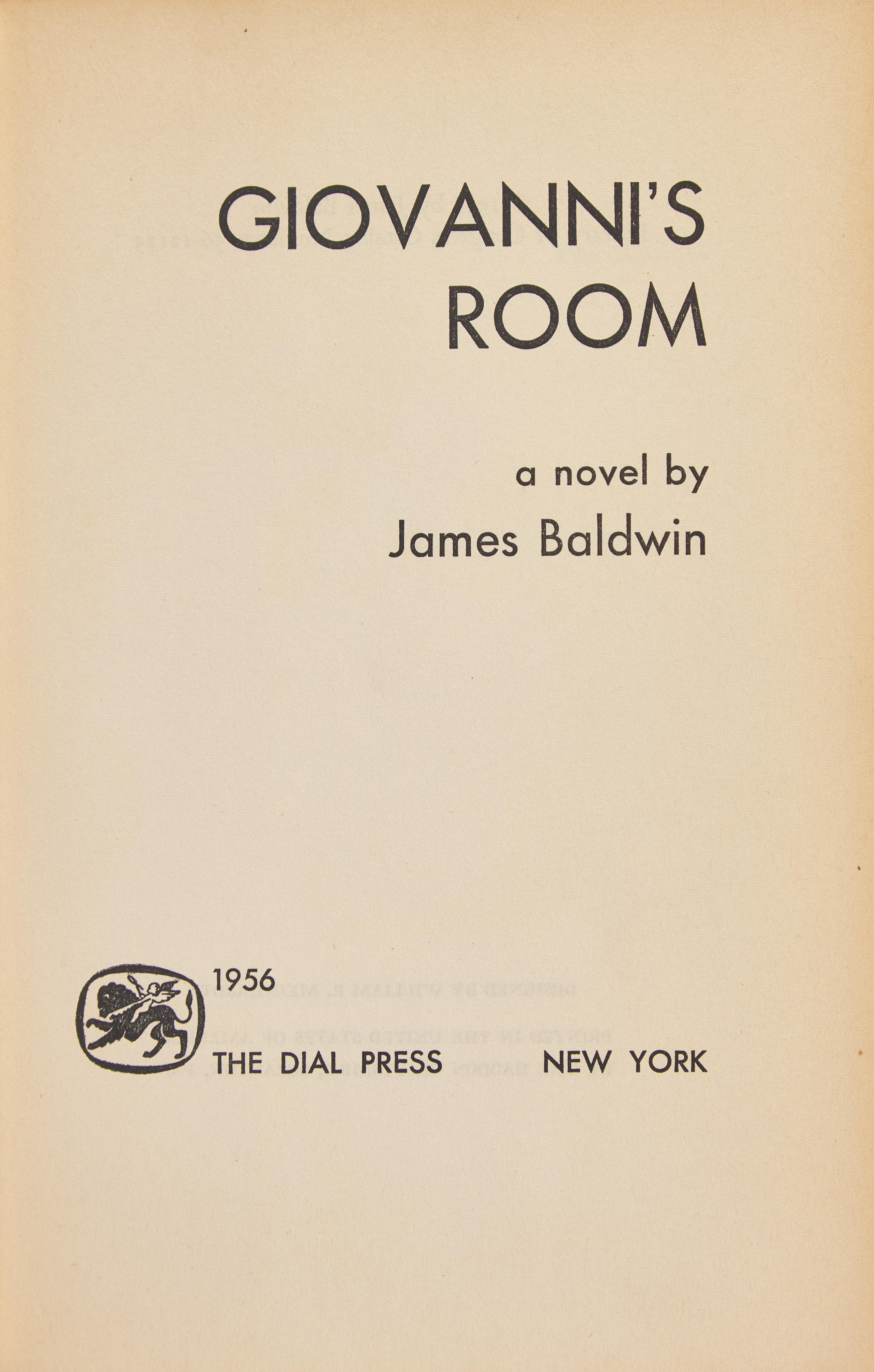 [African-Americana] Baldwin, James. Giovanni's Room
