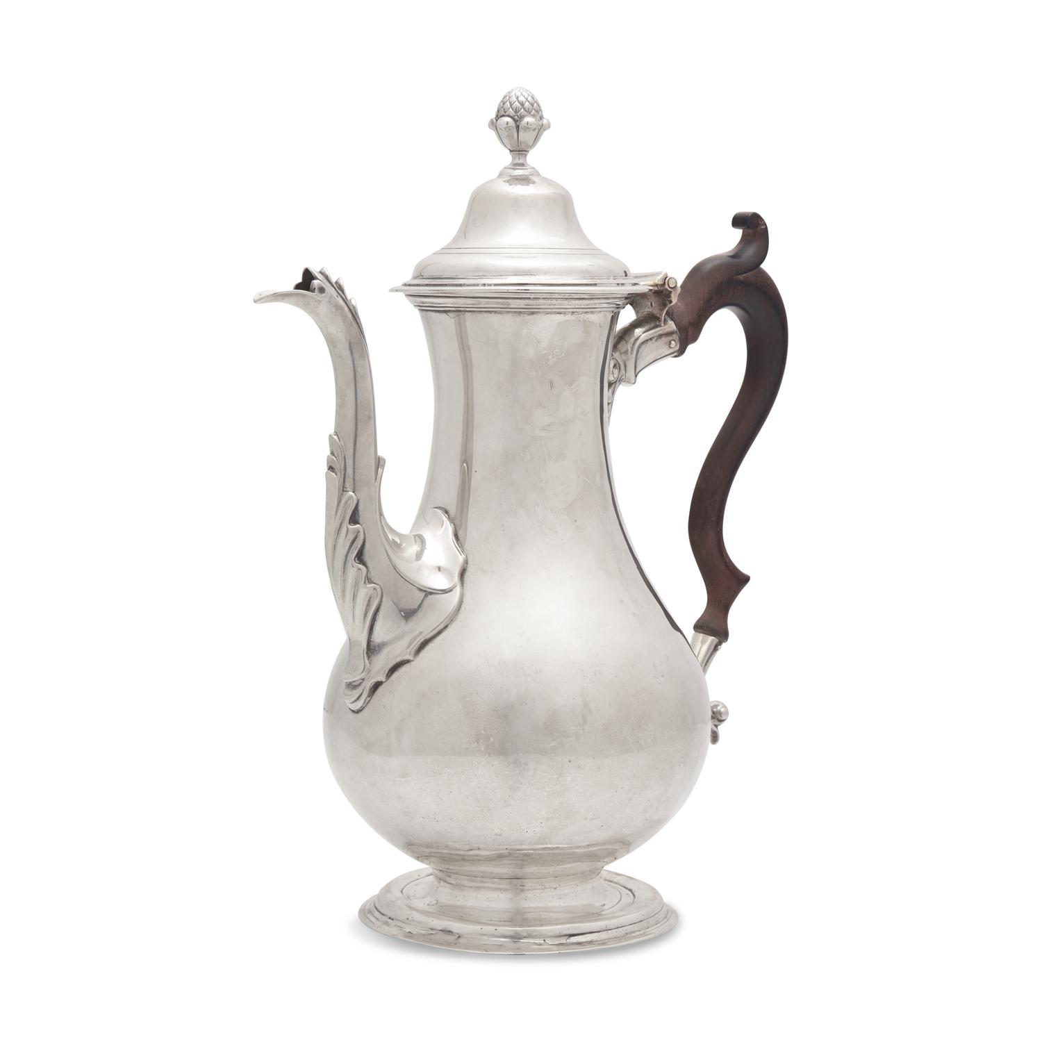A Provincial Irish George III Sterling Silver Coffeepot
