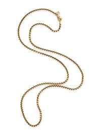 DAVID YURMAN, YELLOW GOLD LONGCHAIN NECKLACE