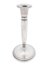 A Pair of Tiffany and Co Silver Candlesticks