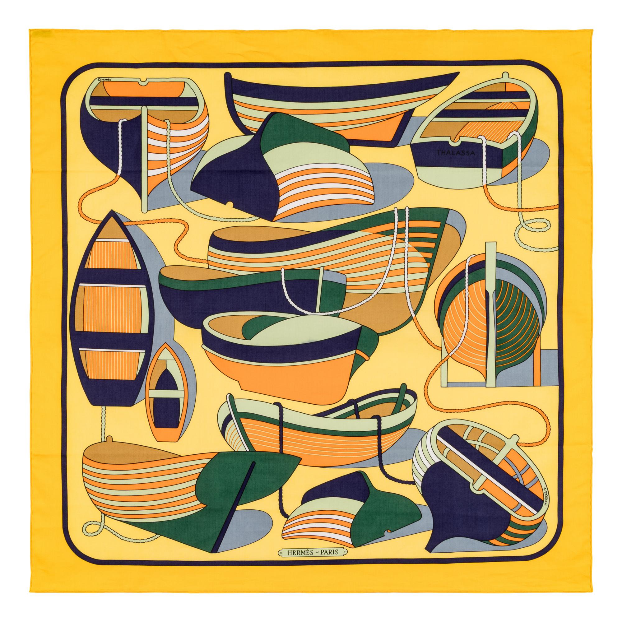 Hermès, Nine Cotton Scarves 65