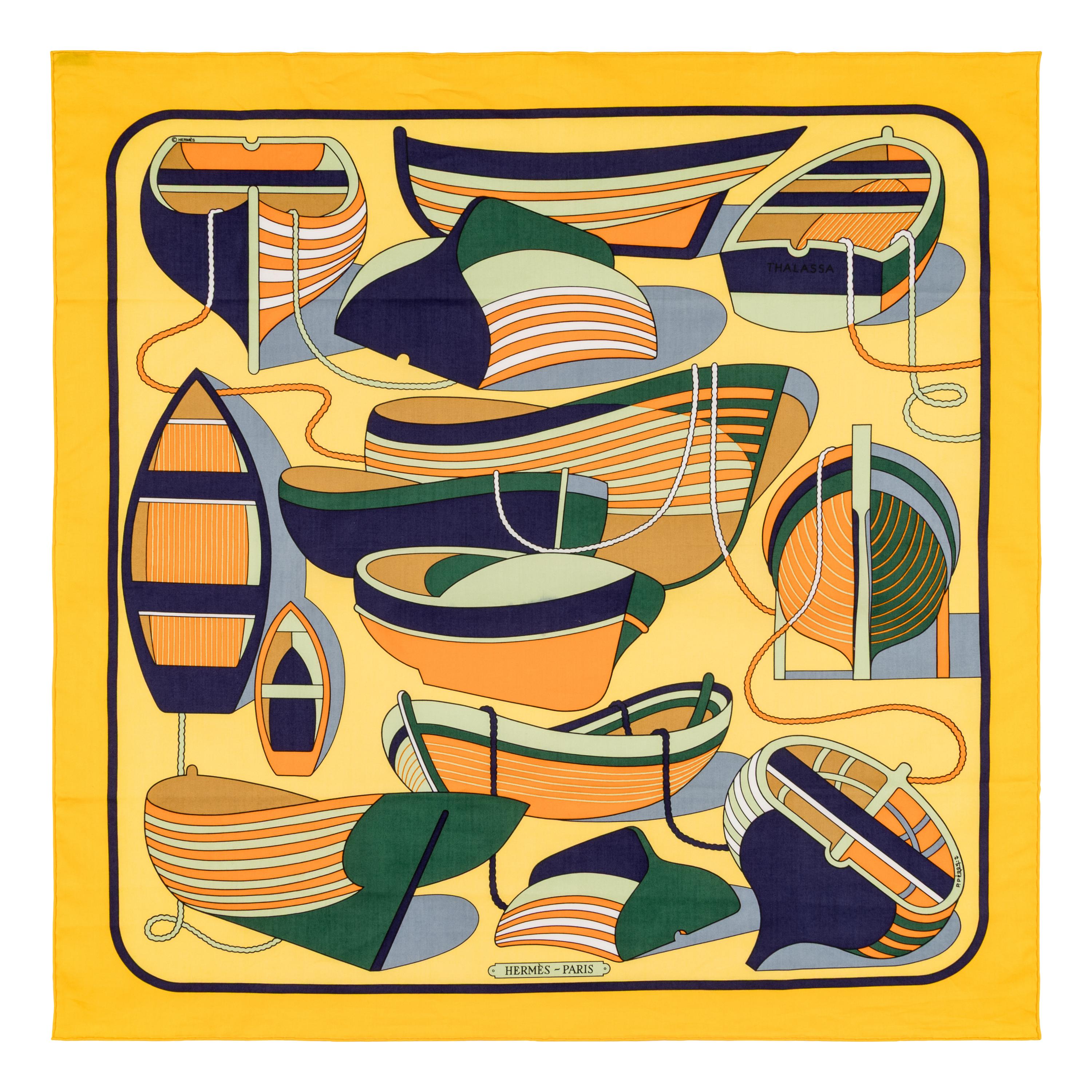 Hermès, Nine Cotton Scarves 65