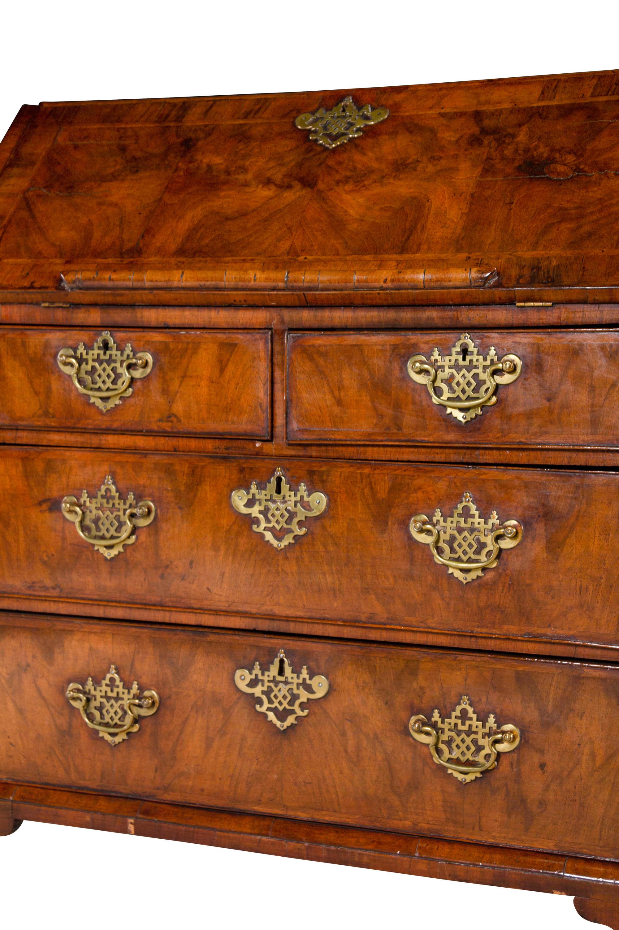A Queen Anne Walnut Secretary Bureau