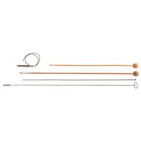 Group of Two Trapdoor Barracks Cleaning Rods, an Iron Ramrod, a Cleaning Rod & A Carbine Cleaning Brush
