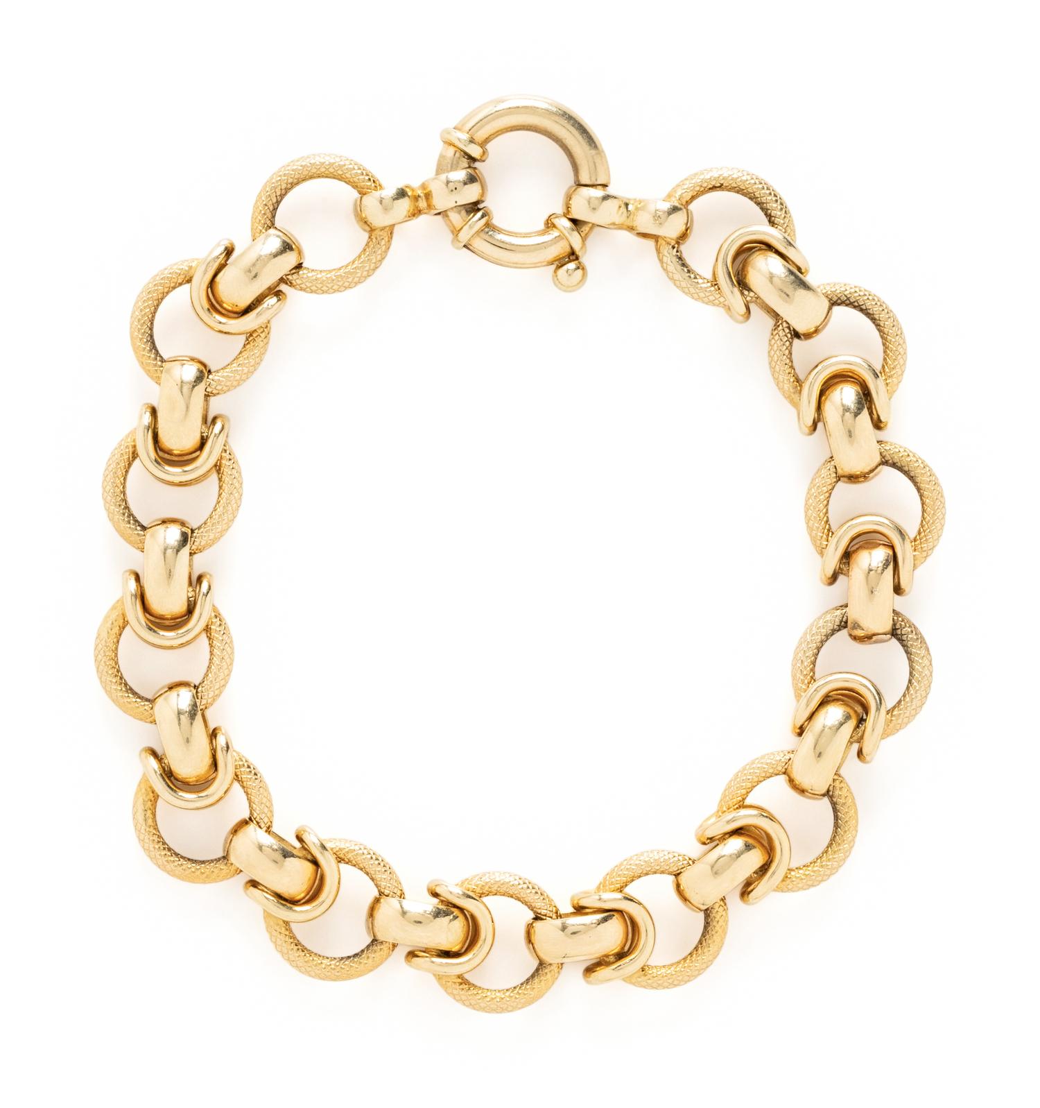 YELLOW GOLD BRACELET