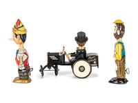 Three Marx Tin Lithograph Windup Toys