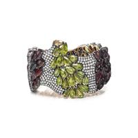 LUZ CAMINO, DIAMOND, AND MULTIGEM CUFF BRACELET