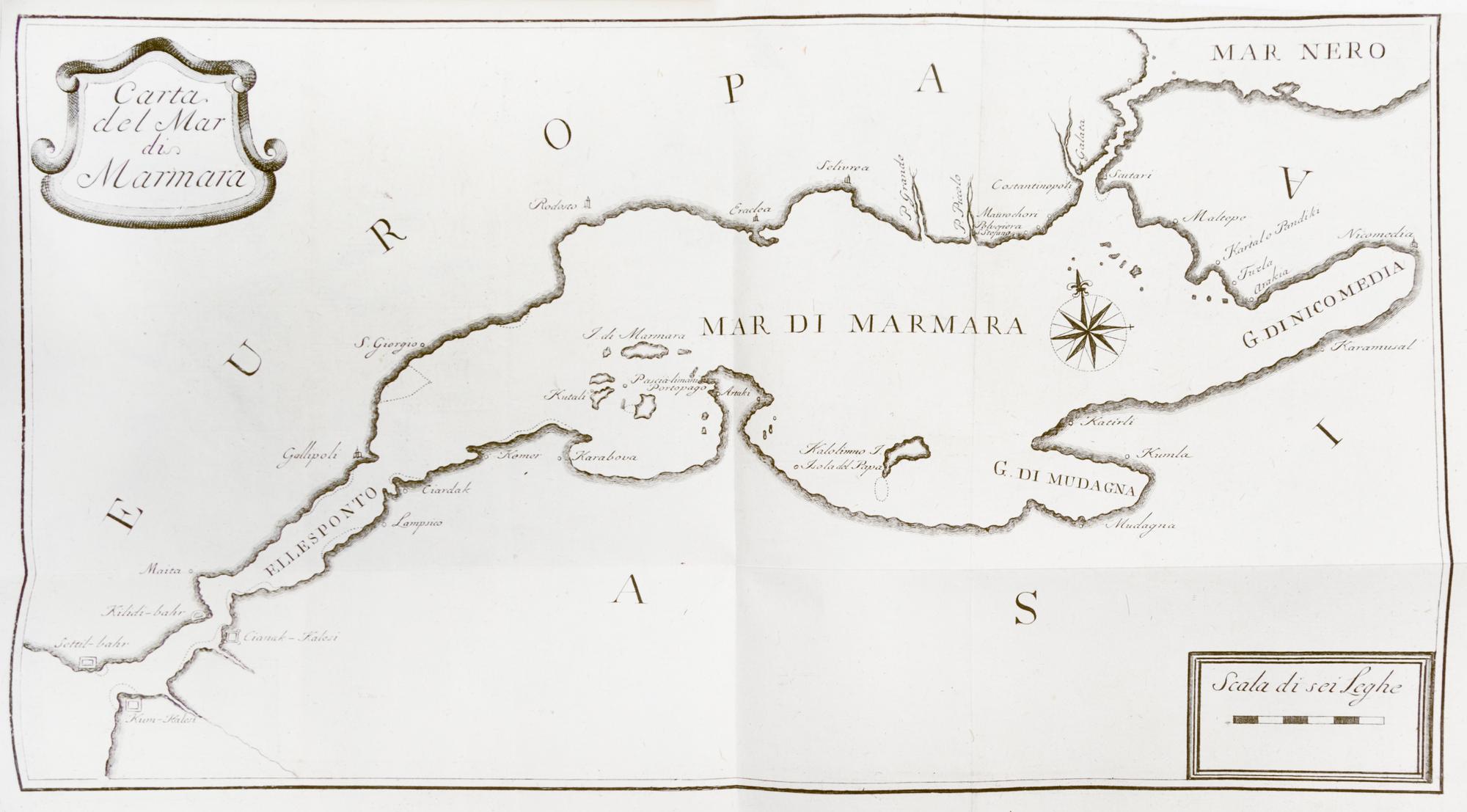 COMIDAS DE CARBOGNANO, DA COSIMO. Descrizione topografica dello stato presente di Constantinopoli... Bassano, 1794. 1st ed.