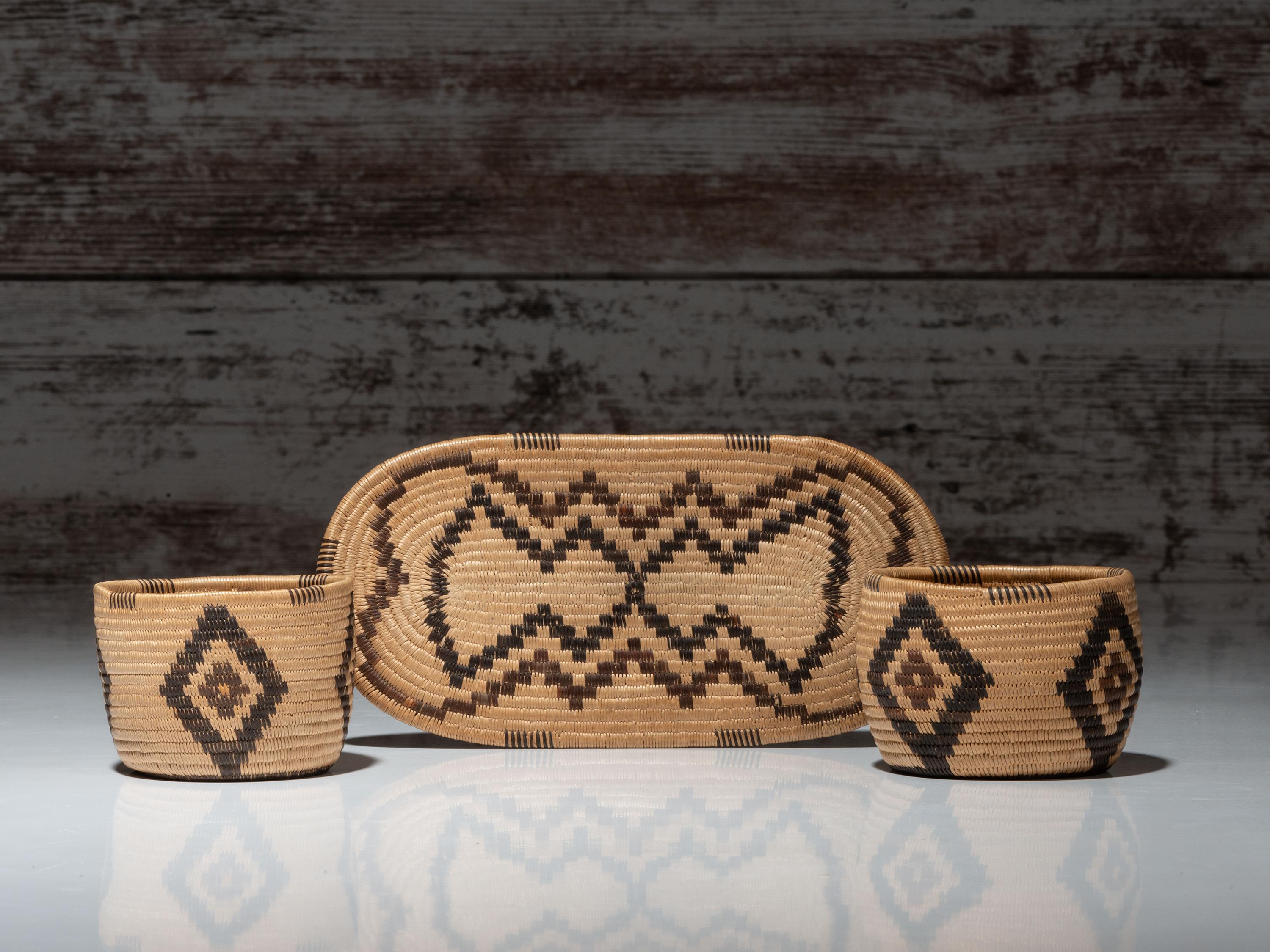 Panamint Miniature Polychrome Baskets
