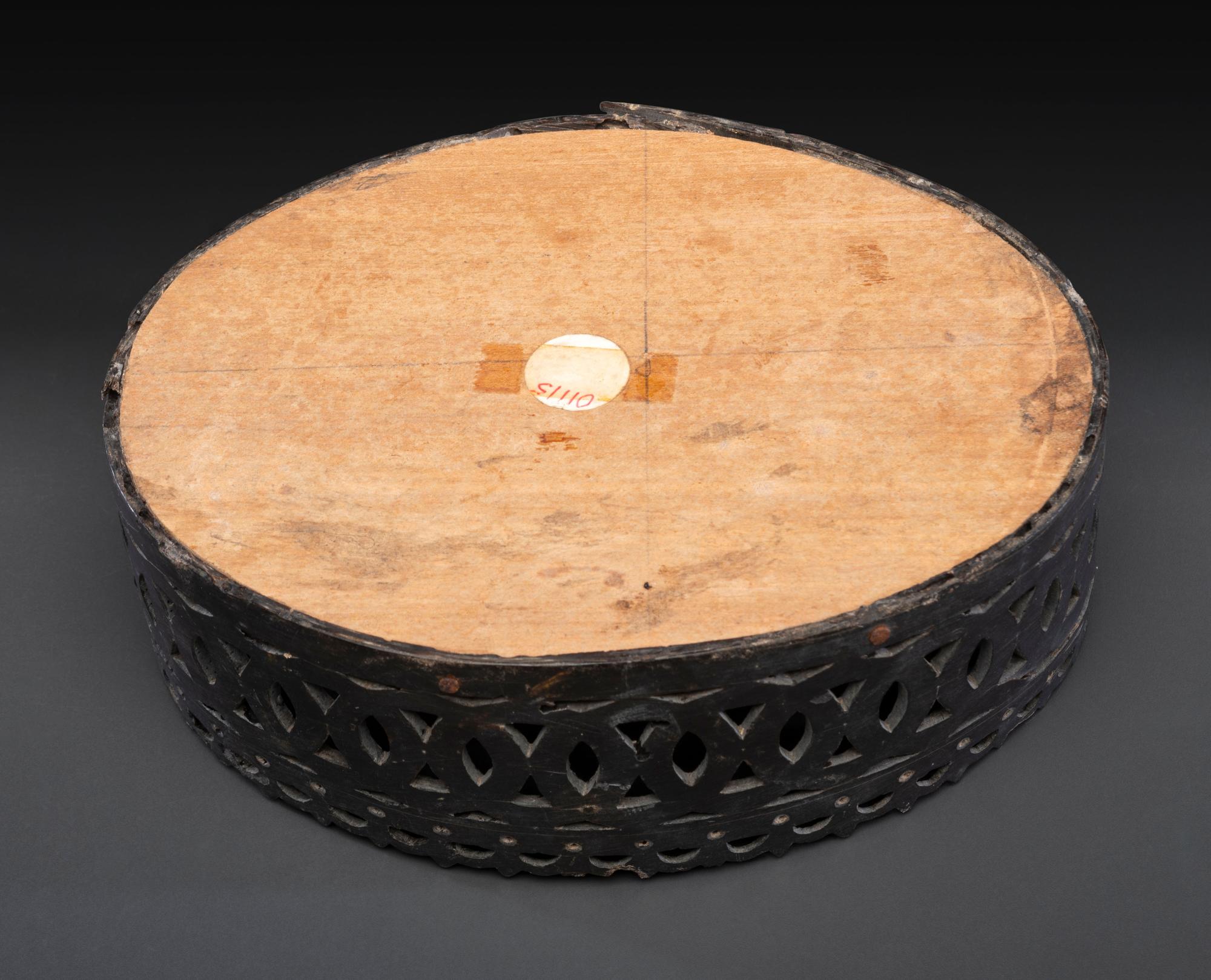 A Carved and Pierced Baleen Basket