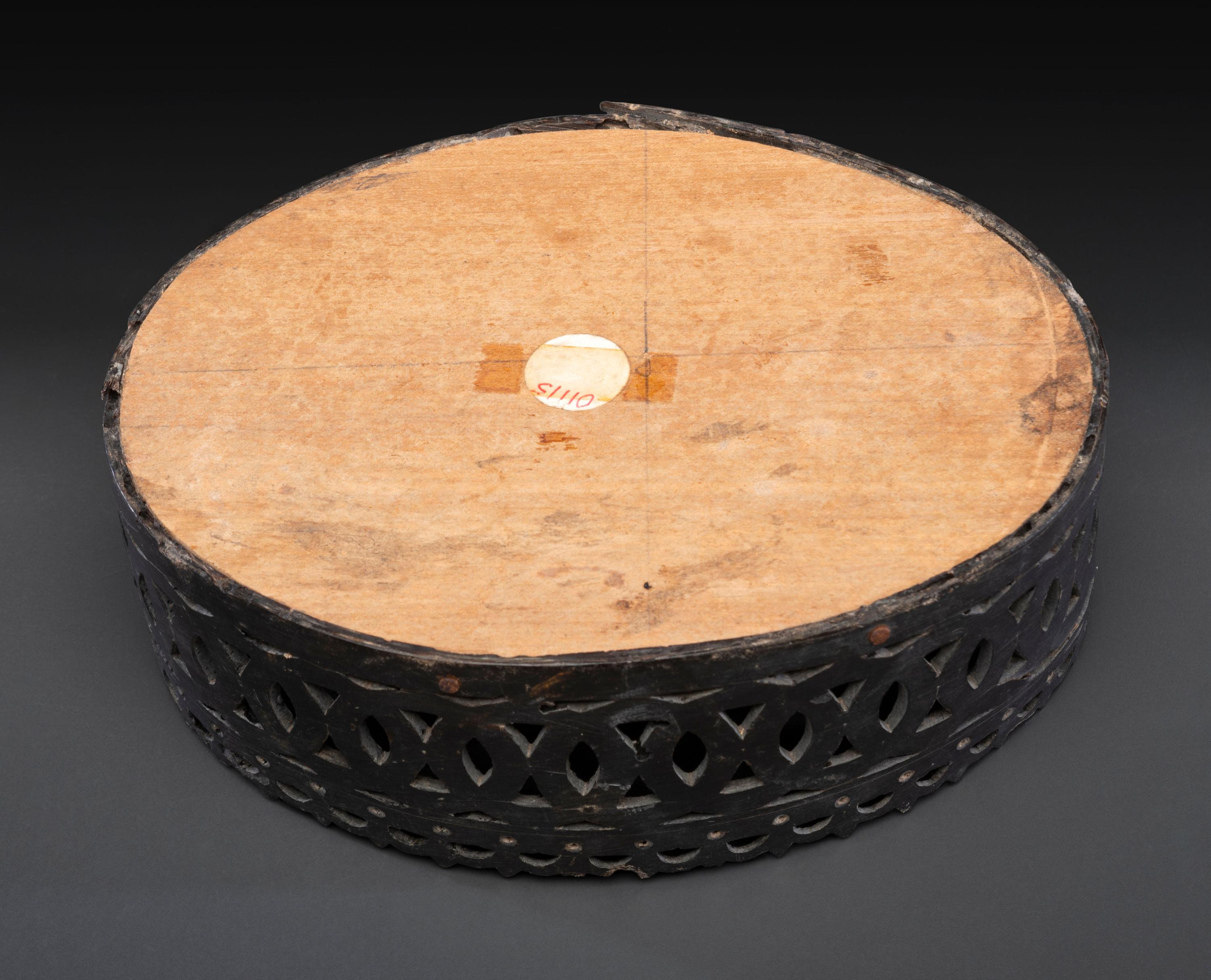 A Carved and Pierced Baleen Basket