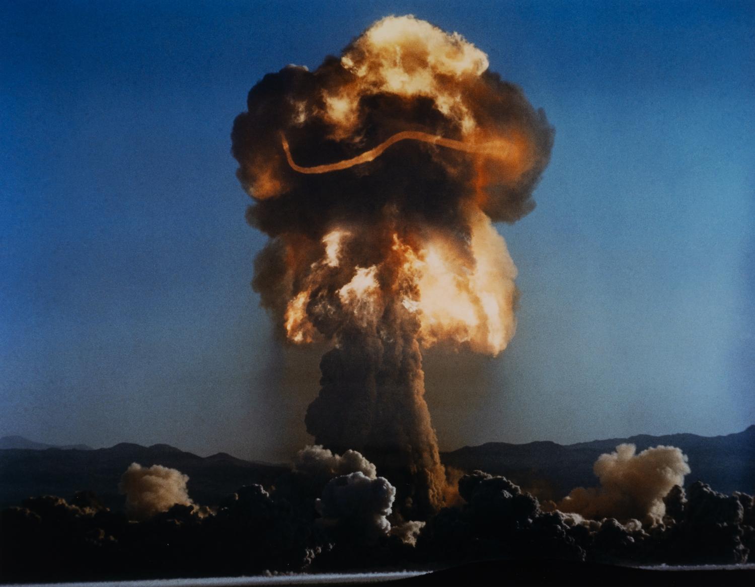 [OPERATION PLUMBBOB]. 5 photographs from the Operation Plumbbob atomic tests. 1957, printed 2009.
