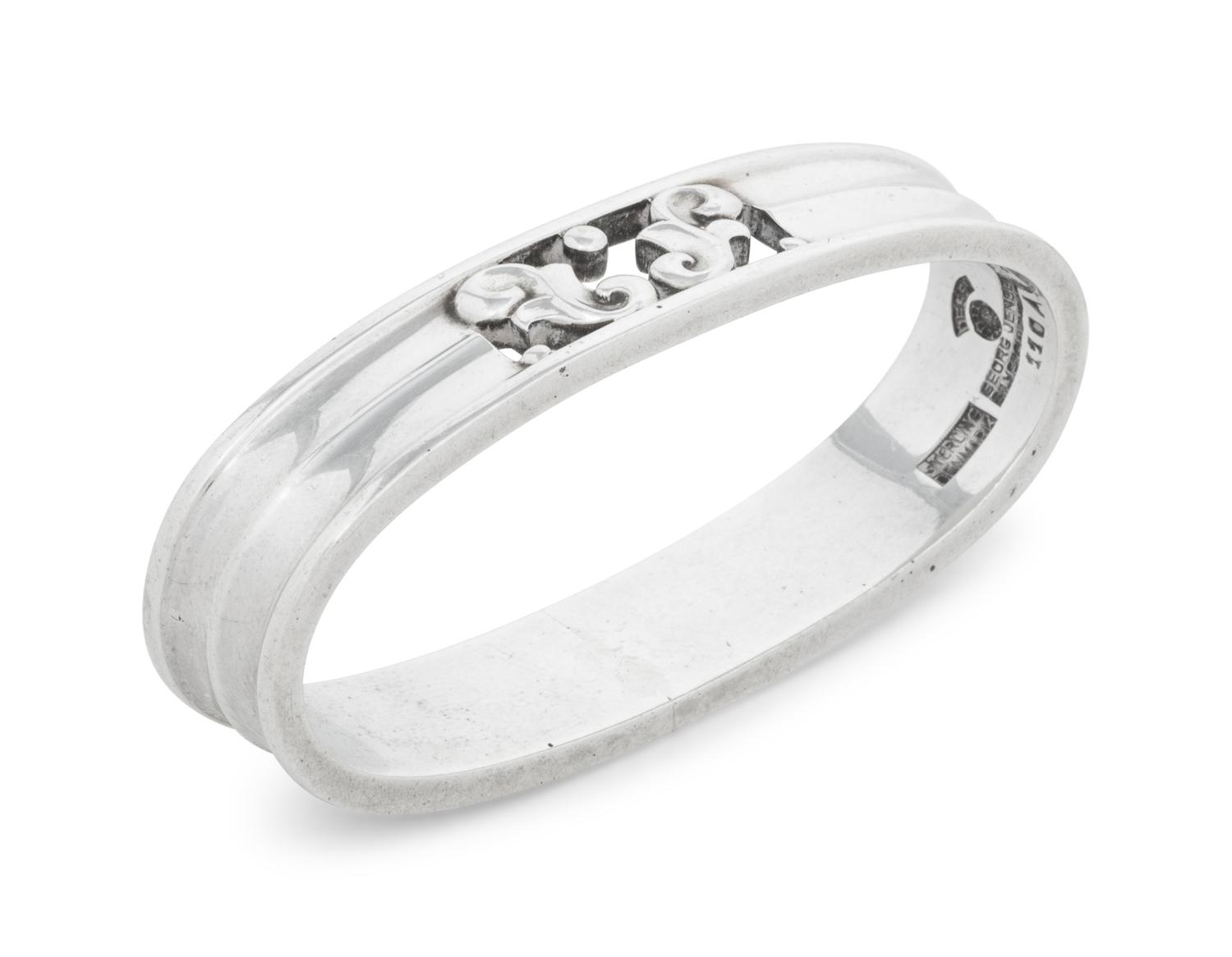 A Georg Jensen Silver Napkin Ring