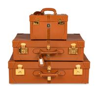 Gucci, Three Piece Leather Travel Set