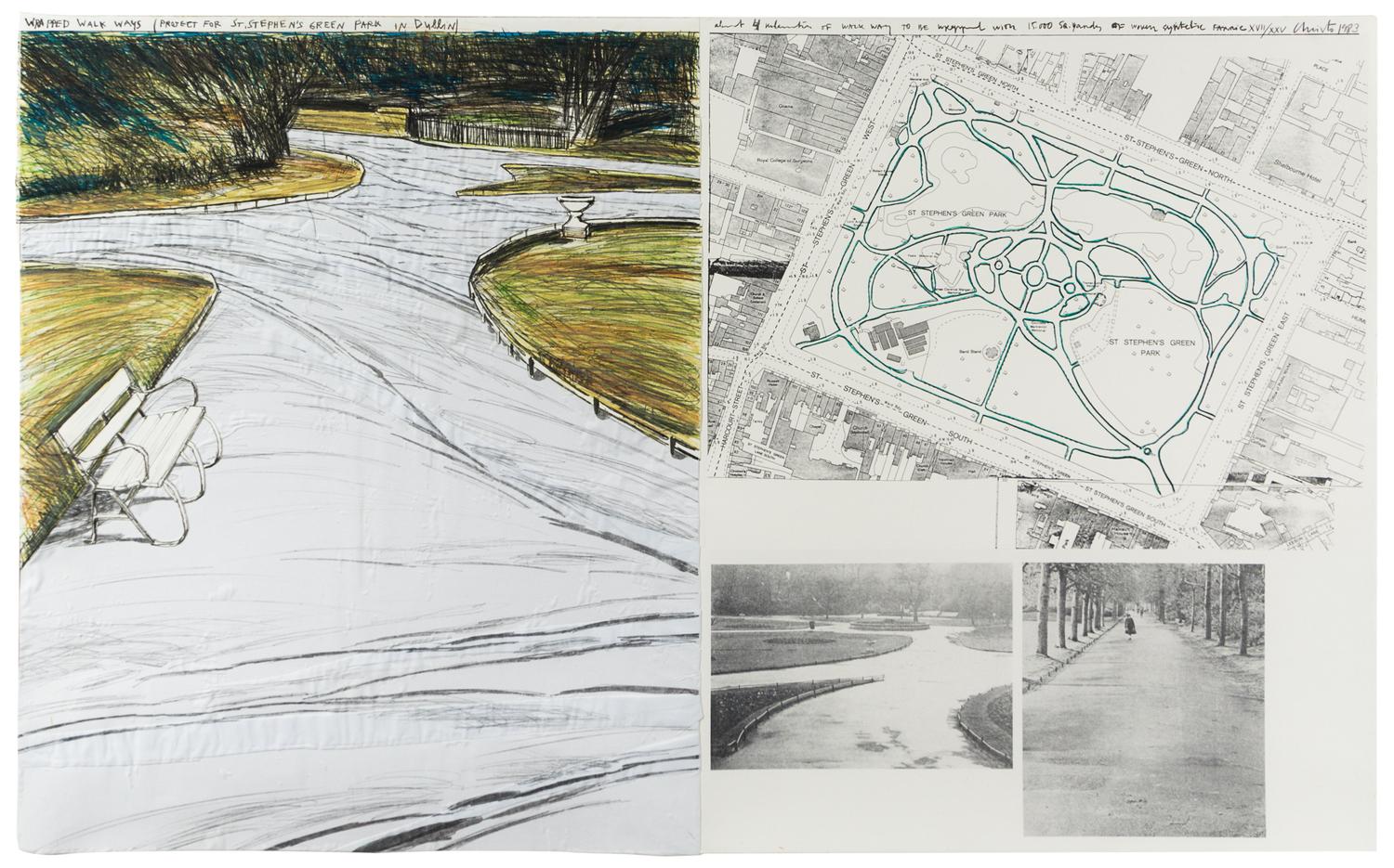Christo and Jeanne-Claude, (Bulgarian/American, b. 1935), Wrapped Walkways, 1983