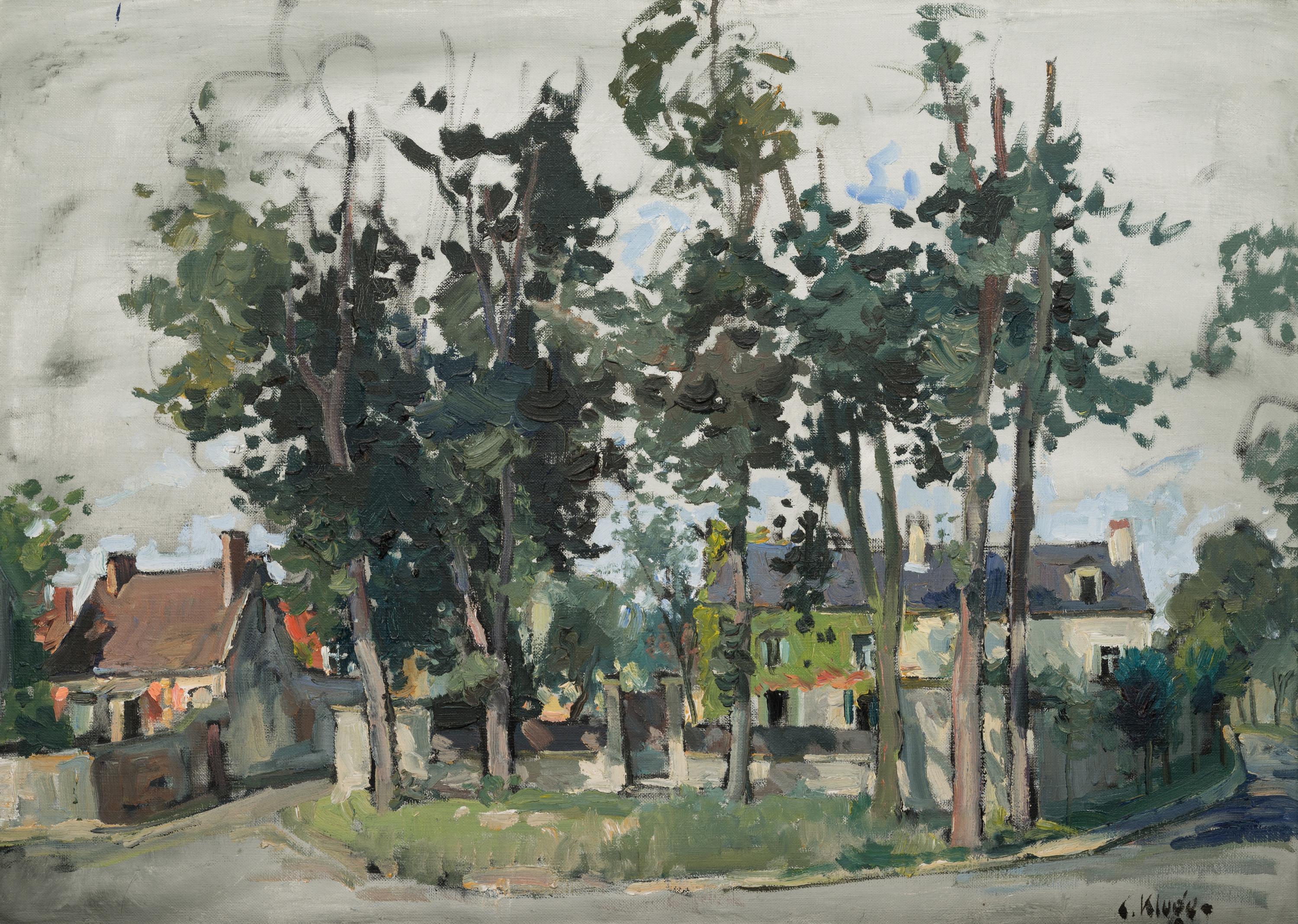 Cottages and Trees