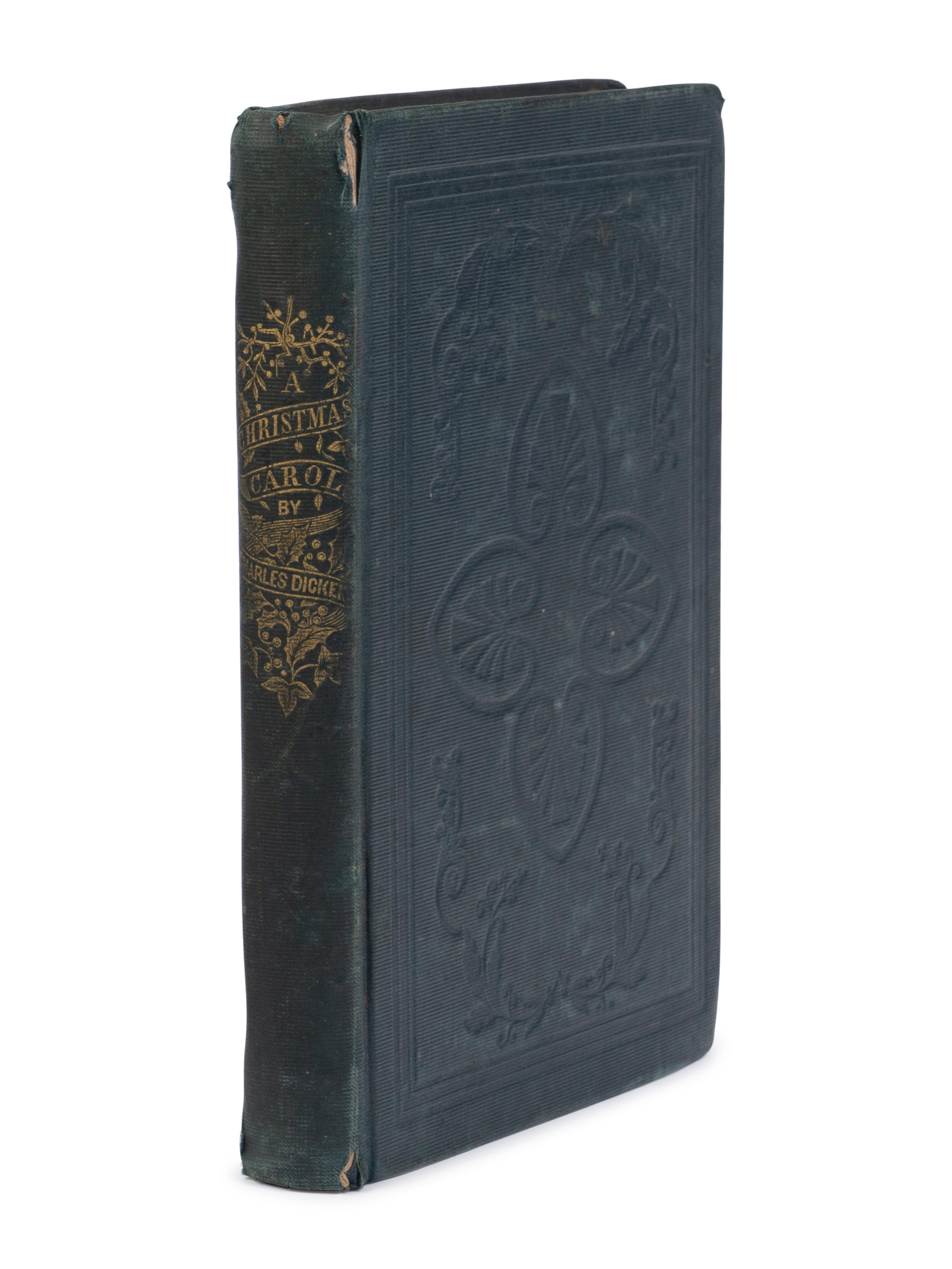 DICKENS, Charles (1812-1870). A Christmas Carol . In Prose. Being a Ghost Story of Christmas . Philadelphia: Carey & Hart, 1844.