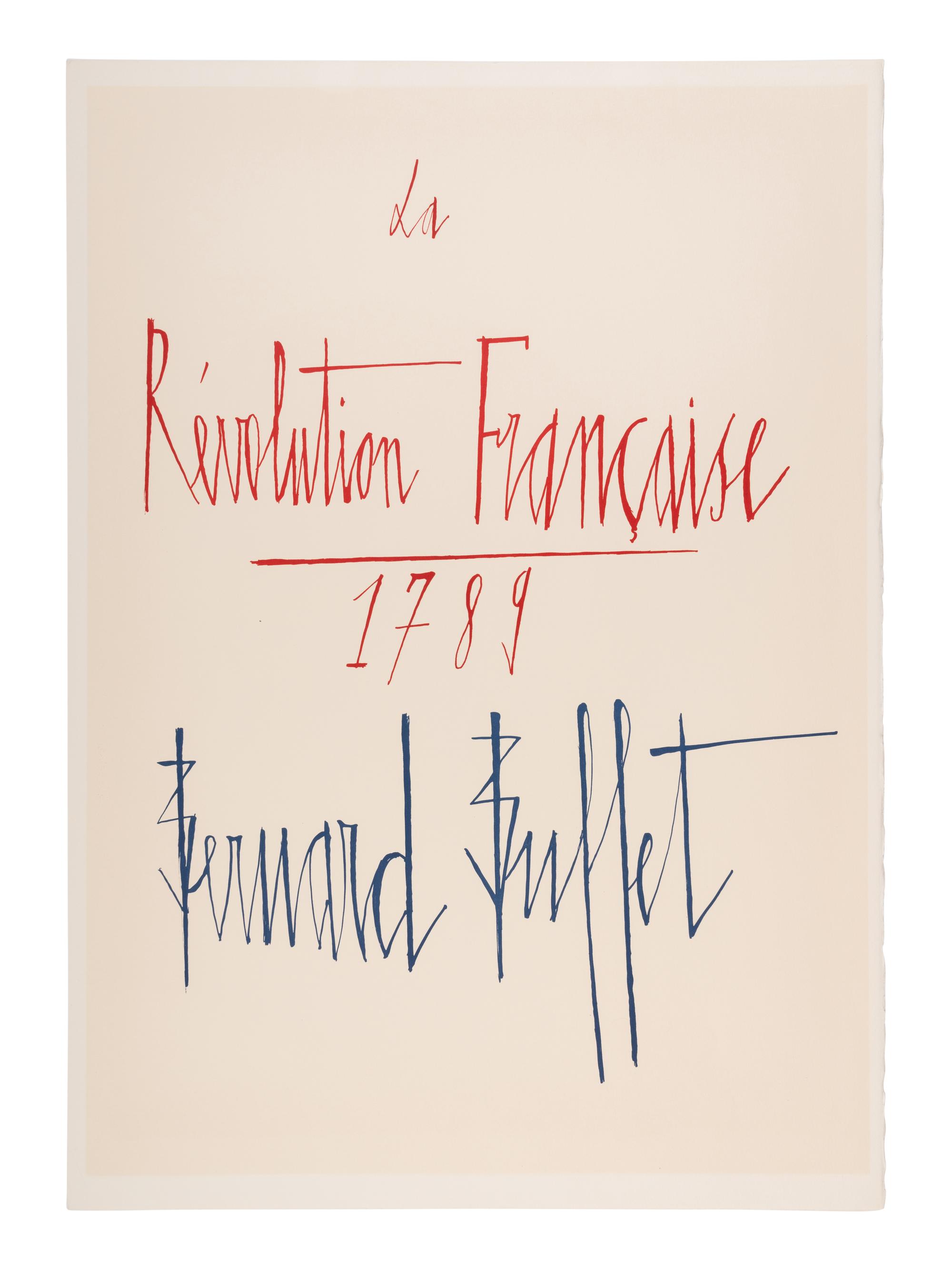 La Révolution Française 1789 (complete portfolio of ten, with text pages and portfolio case), 1977