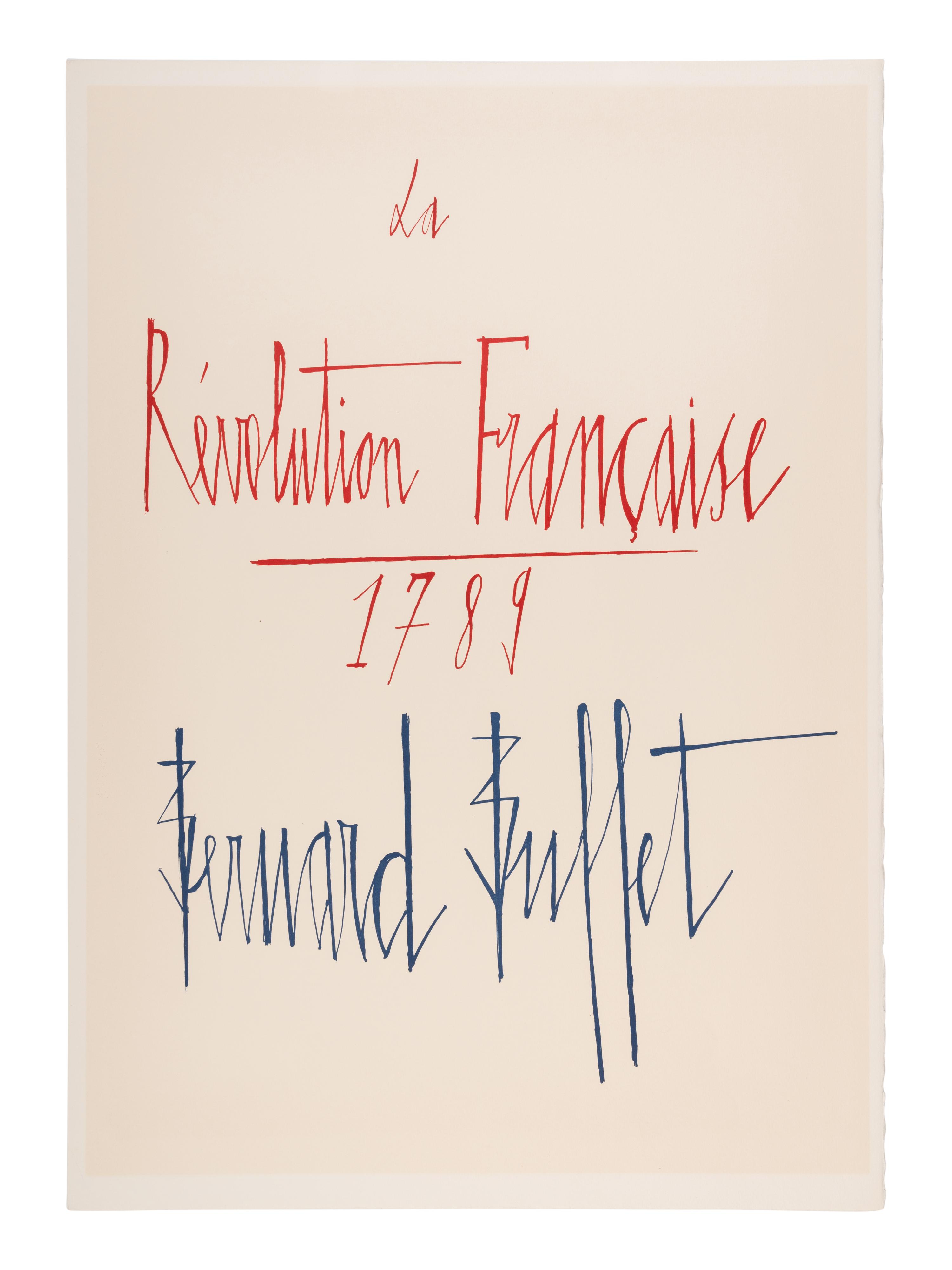 La Révolution Française 1789 (complete portfolio of ten, with text pages and portfolio case), 1977