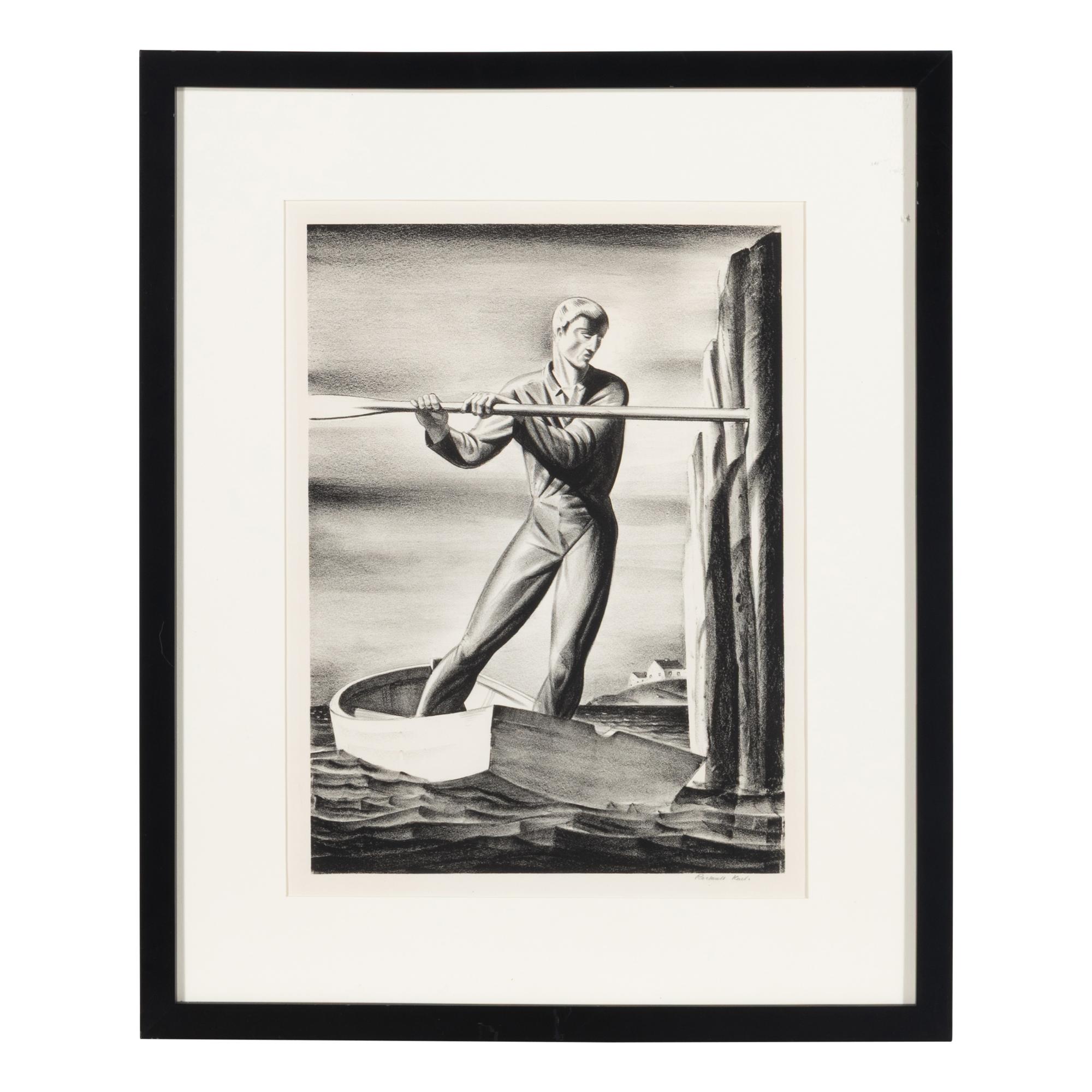 Rockwell Kent (American, 1882-1971) — Boatman , 1929