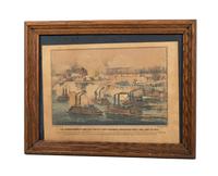 [CIVIL WAR]. A group of 7 lithographs by Kurz & Allison and Currier & Ives, comprising: