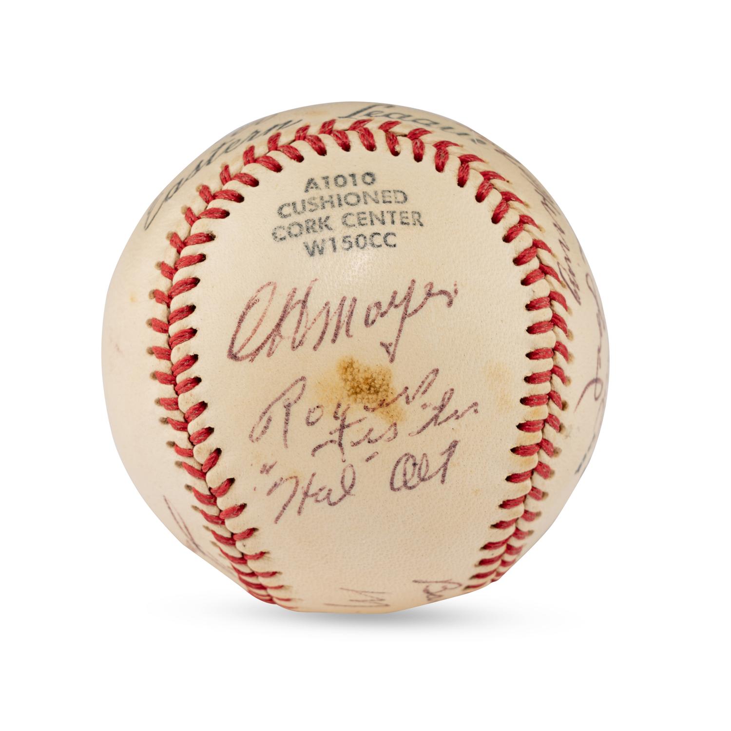 A 1955 Allentown Cardinals Team Signed Autograph Baseball