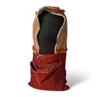 Sioux Quilled and Beaded Buffalo Hide Soft-Sided Cradle