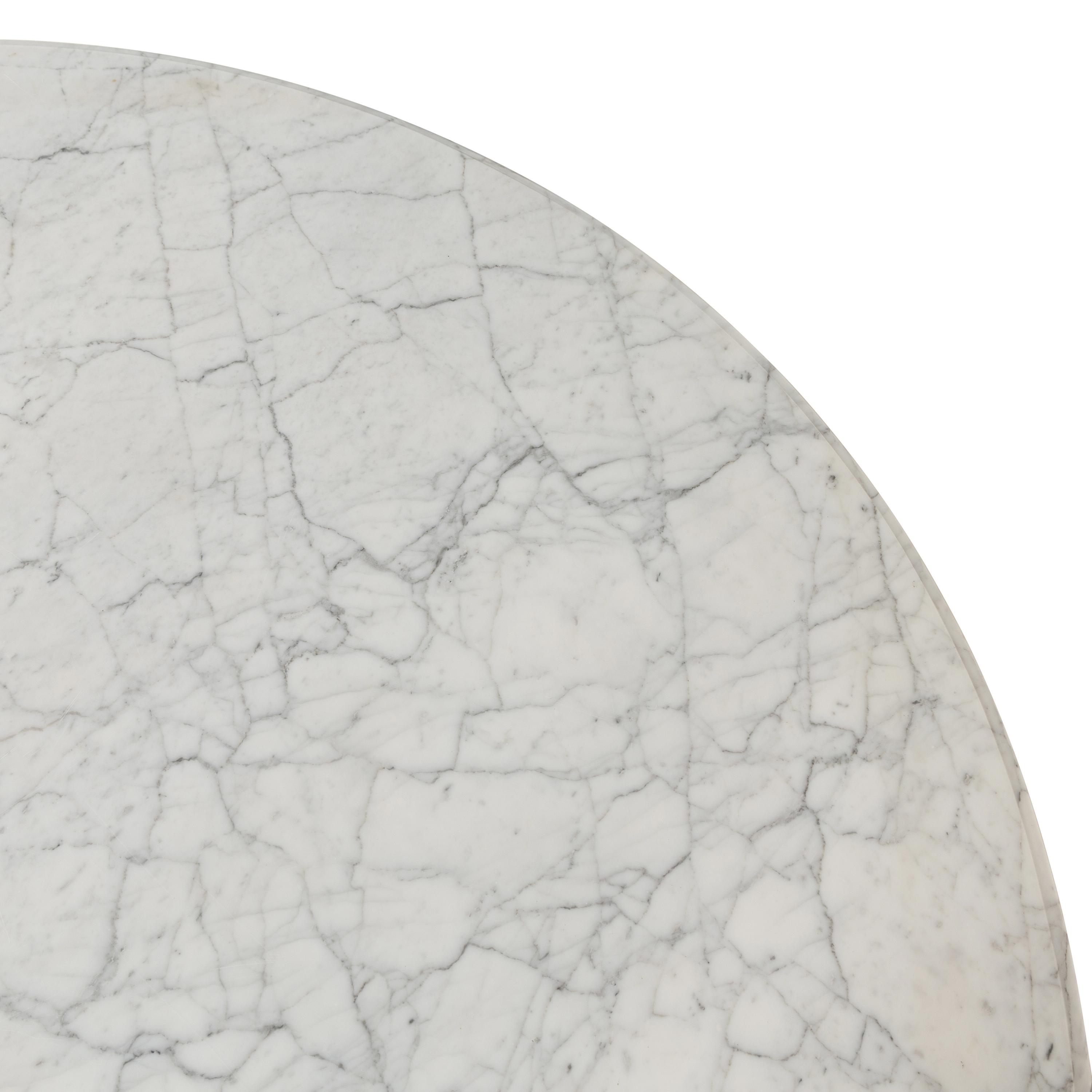 A Regency Style Walnut and Marble-Top Center Table