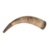 Revolutionary War Centennial Carved Powder Horn for Andrew Porter - US Marine Corps & Continental Artillery with Provenance