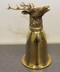 An Italian Gilt Metal Stirrup Cup Height 8 inches. — GUCCI
