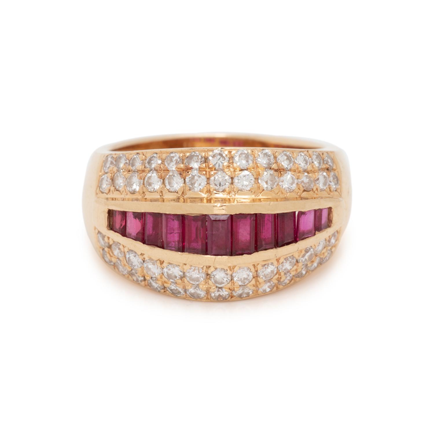 RUBY AND DIAMOND RING
