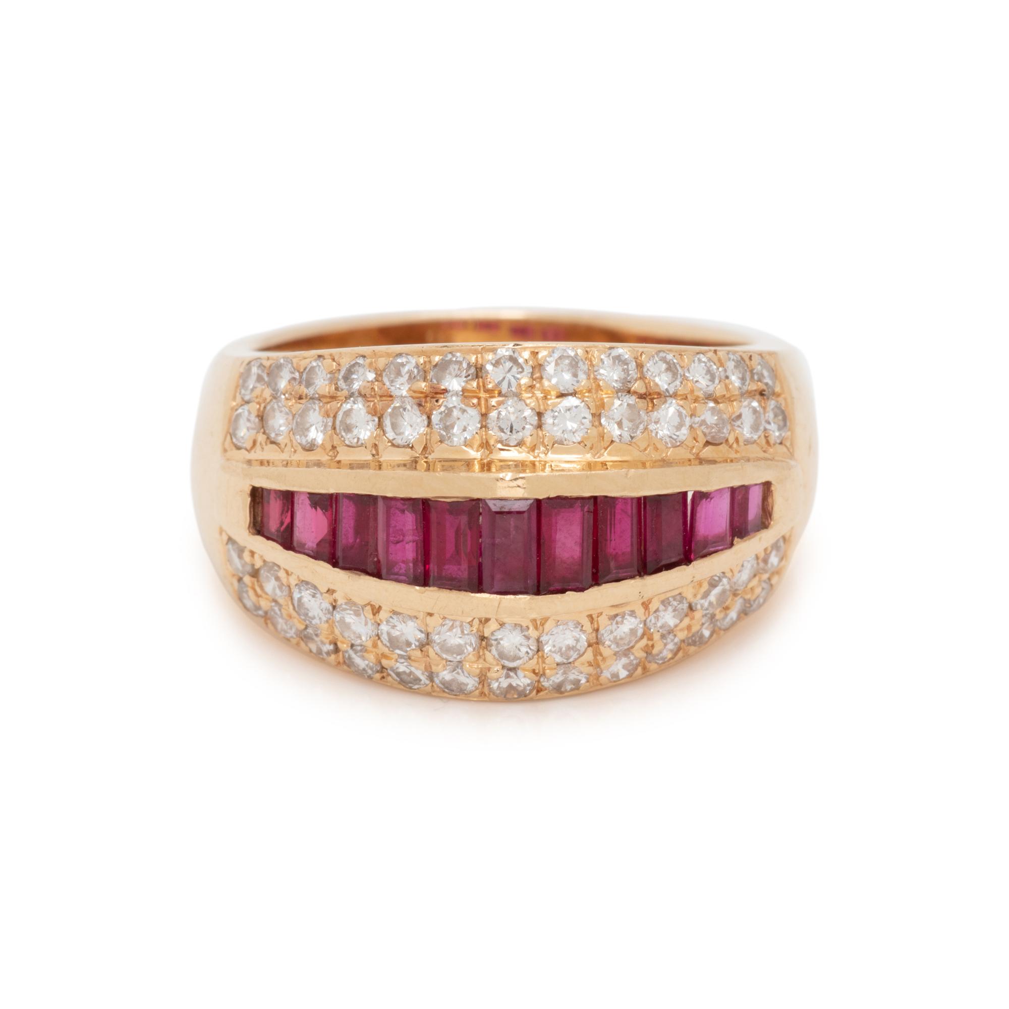 RUBY AND DIAMOND RING
