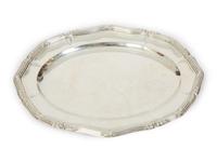 A French .950 Silver Tray — Odiot, Paris, 19th Century