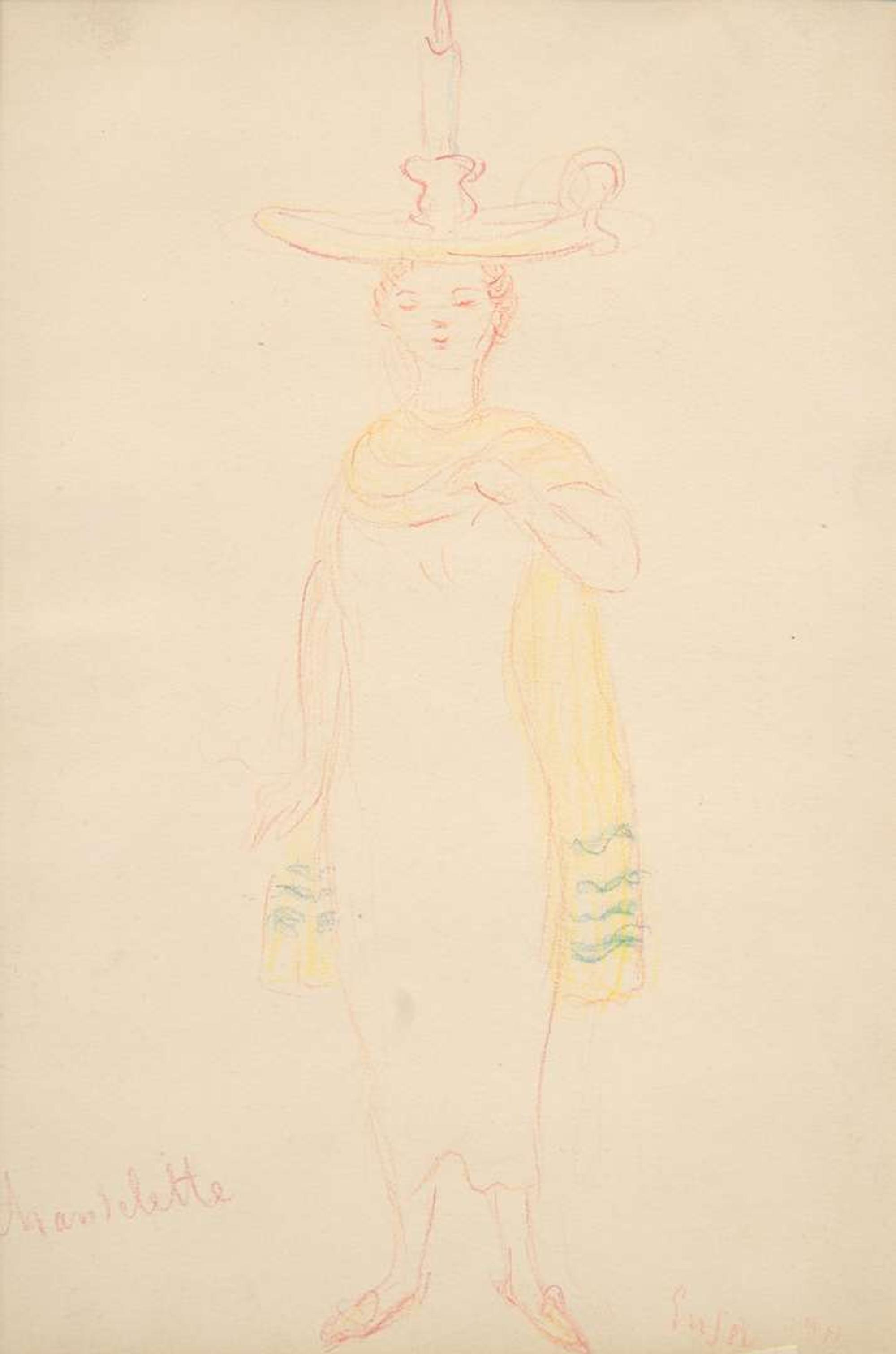 James Ensor (Belgian, 1860-1949) - Chandelette (La Gamme d'Amour)